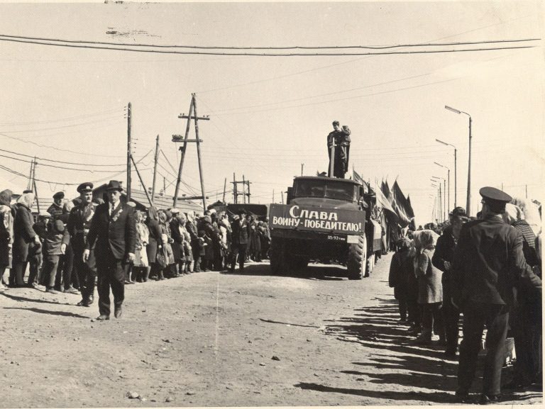 Праздничная демонстрация в День Победы 9 Мая 1970 годы