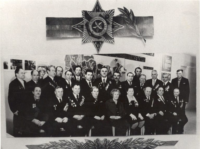 Ветераны Великой Отечественной Войны на торжественном заседании посвященном Дню Победы, 1978 год